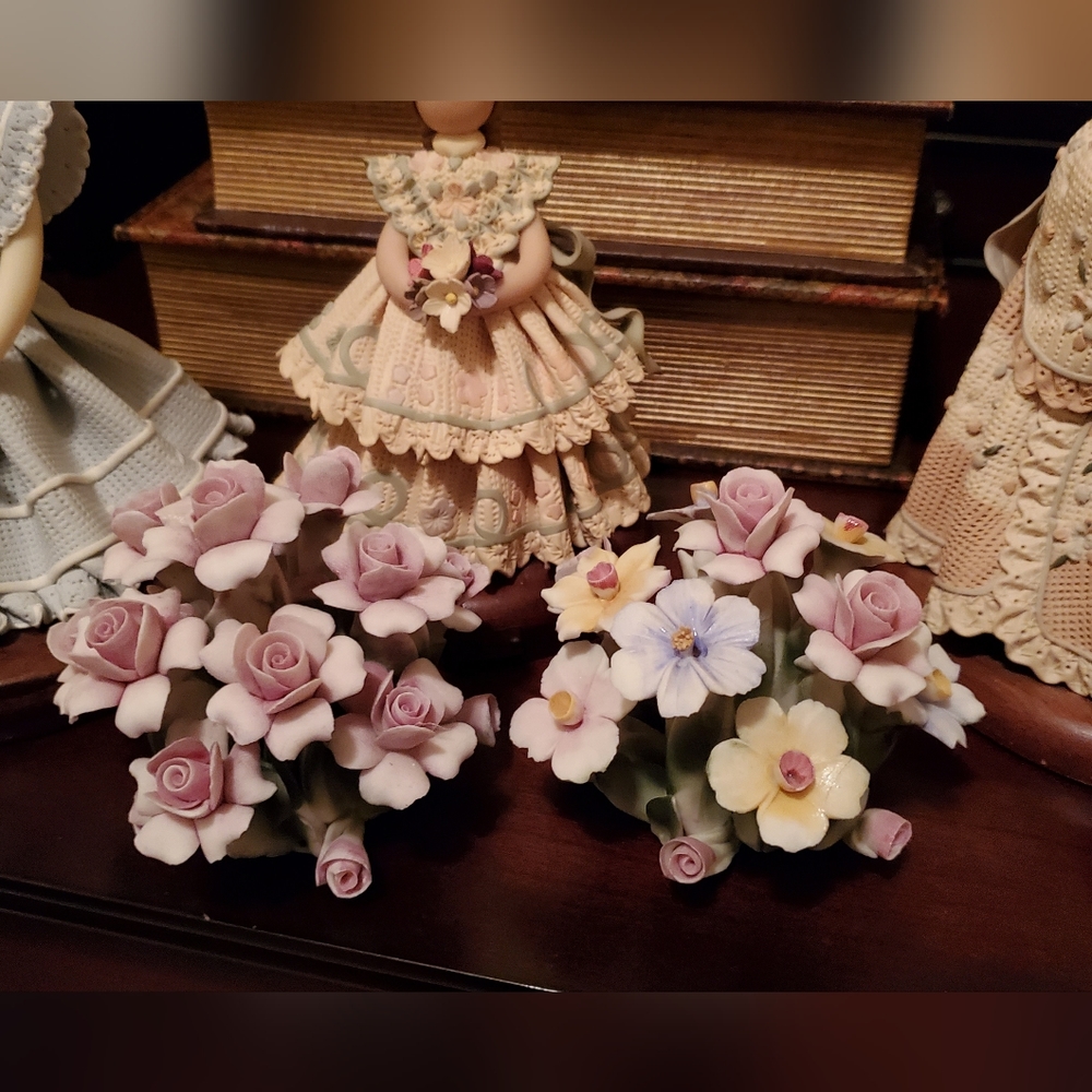 ANTIQUE FACELESS DOLLS HANDMADE DOMINICAN 🇩🇴 REPUBLIC FIGUERINES - Picture 3 of 7